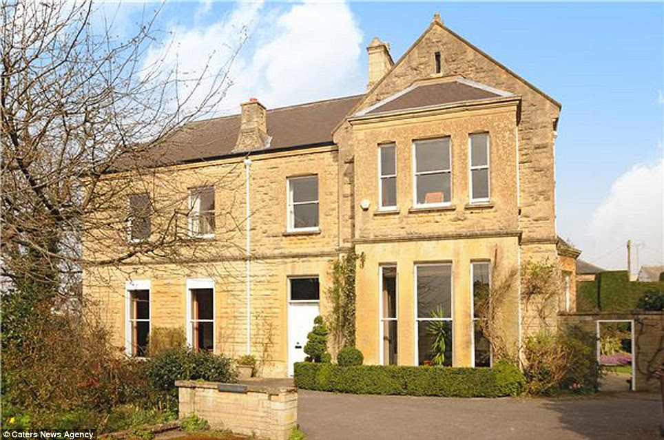 Piece of history: This is the magical house where the girl who inspired Lewis Caroll's Alice In Wonderland stories lived and is up for sale for £1million