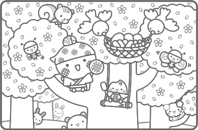 心に強く訴える3月 イラスト 塗り絵 最高の動物画像