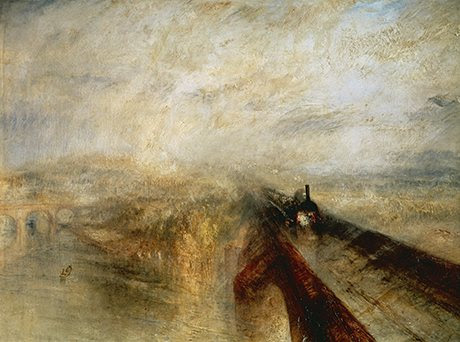 De JMW Turner Lluvia, vapor y velocidad - el Great Western Railway (1844).