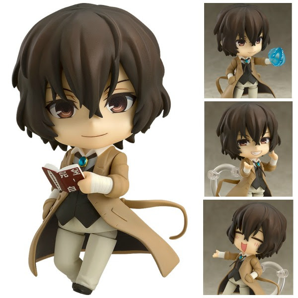 OSAMU DAZAI FIGURA 10 CM BUNGO STRAY DOGS NENDOROID