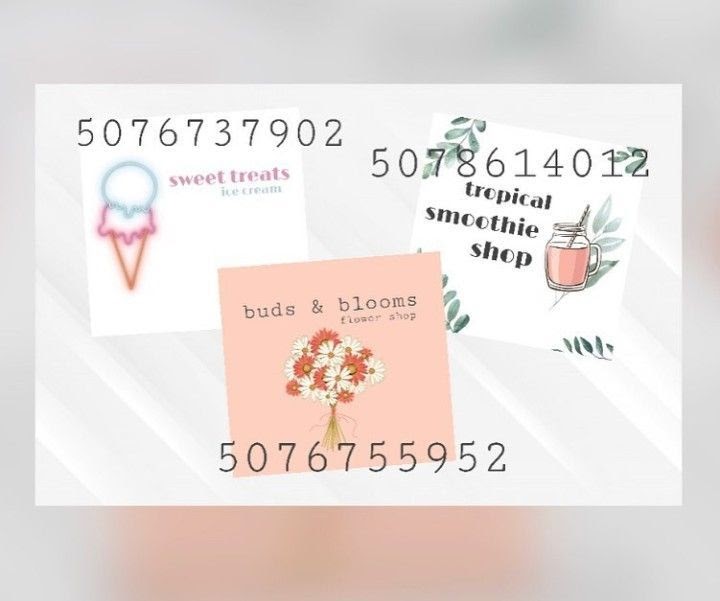 Bloxburg Menu Decal Id 2020 / Roblox Cafe Menu Decal Id ...