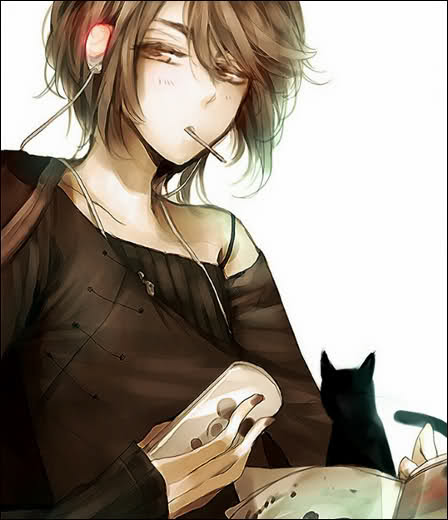 male brown hair brown eyes anime