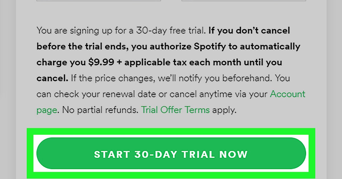 How To Get Spotify Trial Without Credit Card - Credit Walls