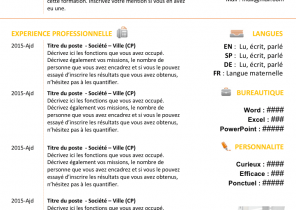 Lettre exemples: Cv Pour Enseignant Langues