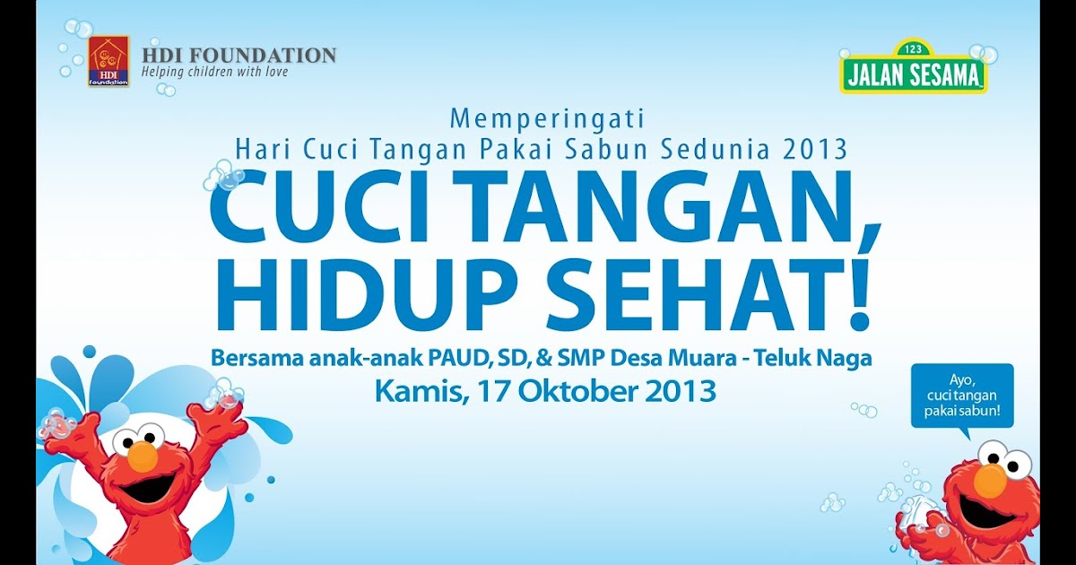 Gambar Kartun Cuci Tangan Pakai Sabun