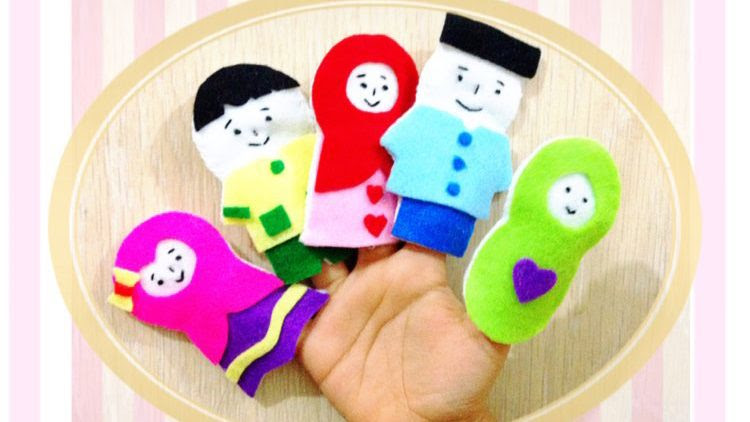 Pola Boneka Jari Dari  Kertas boneka baru