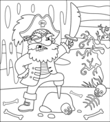 You are able to print your girl pirate coloring page with the help of the print button on the right or at the bottom. Pirates Coloring Pages Free Coloring Pages