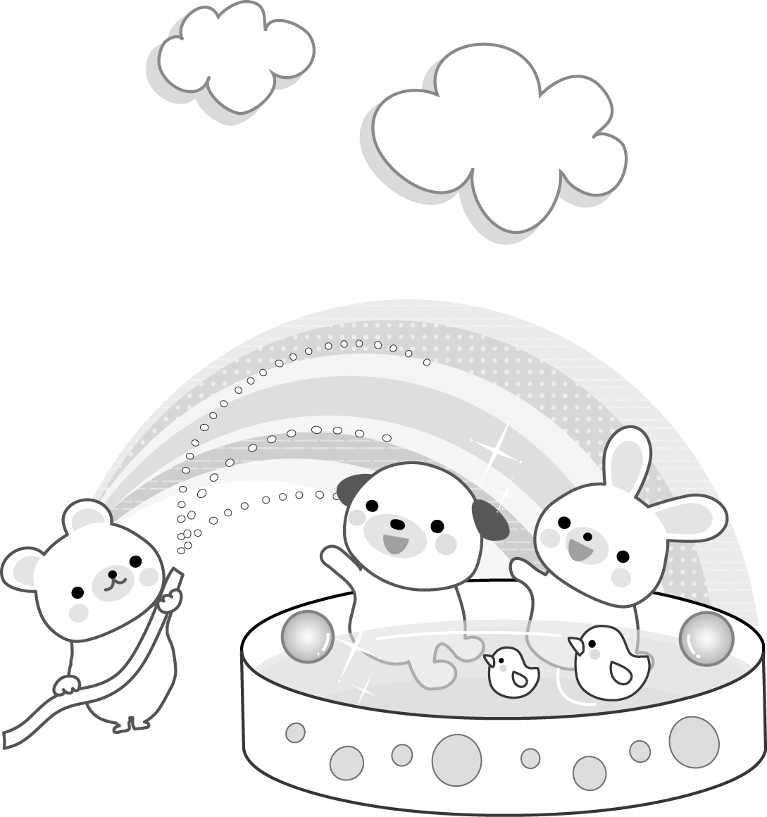 0以上 イラスト 水遊び 2195 水遊び イラスト かわいい