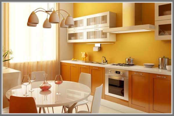 Inspirasi Terkini 30 Cat  Dapur  Warna  Orange