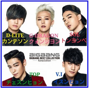 驚くばかり Bigbang メンバー 名前 ガサタメガ