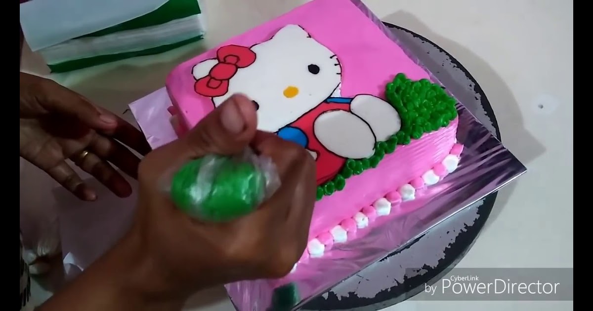 Gambar Cake Ulang Tahun Hello Kitty Terbaru Poskartun