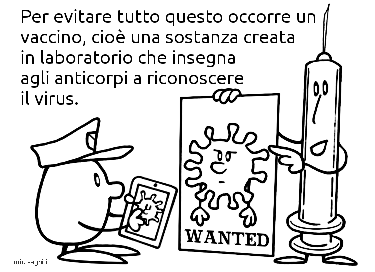 Disegno 1 di coronavirus da stampare e colorare. Disegni Da Colorare Per Bambini