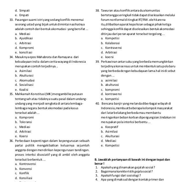 Contoh Asimilasi Identifikasi - Contoh Wa