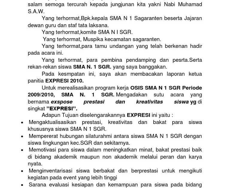Contoh Artikel Bahasa Sunda Singkat / Pidato Singkat ...