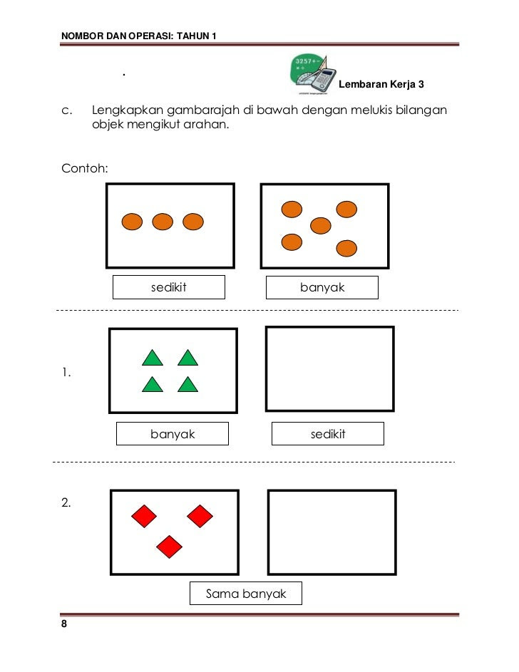 Contoh-contoh Soalan Matematik Tahun 1 - Meteran q