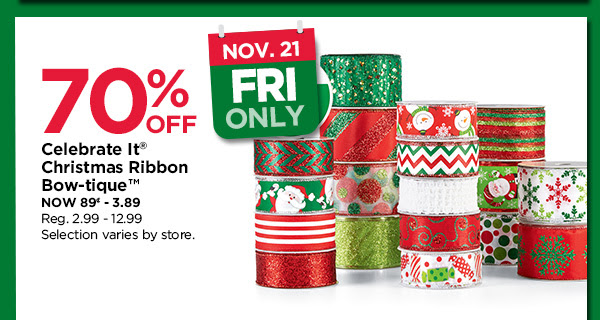 Celebrate it Christmas Ribbon Bow-tique