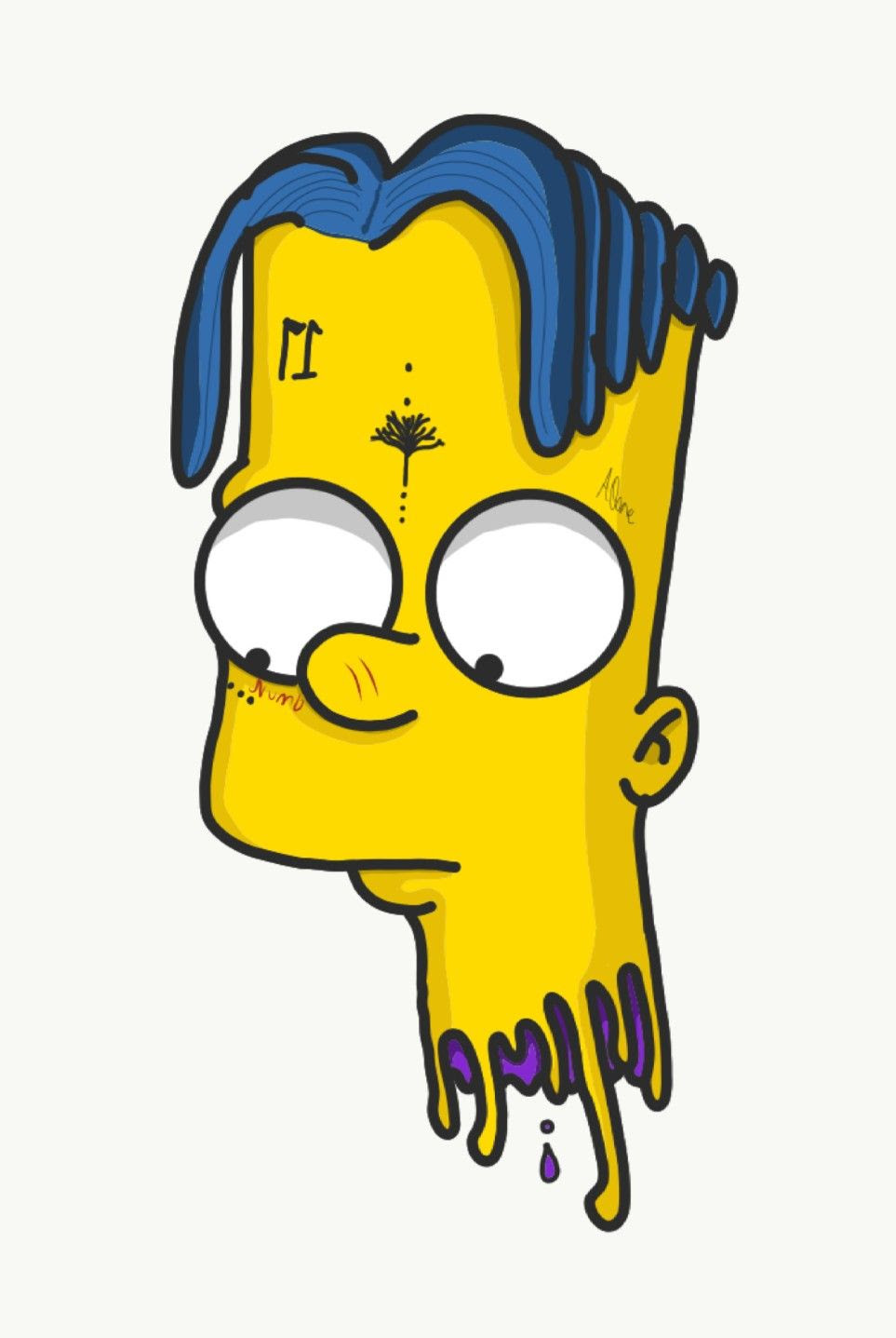 How To Draw Bart Simpson Sad How To Images Collection