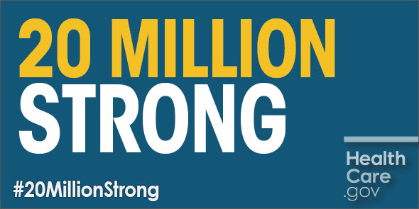 Affordable Care Act #20MillionStrong