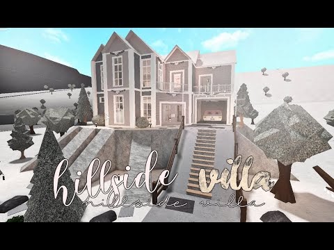 Bloxburg Hillside Villa 50k No Advanced Placing - bloxburg 40k house tutorial on roblox