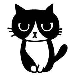 コレクション 白黒 猫 ハチワレ イラスト 650779