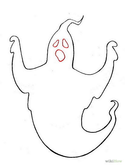 How To Draw A Ghost