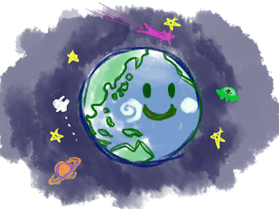 [10000ダウンロード済み√] 白黒 かわいい 地球 イラスト 333855