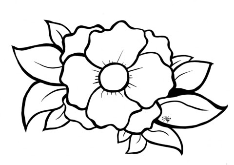 Desene de colorat cu vara. Flori Desene De Colorat Planse De Colorat Gratis