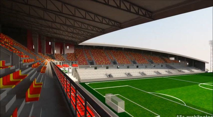 City hall in mechelen has just received planning application by kv mechelen, who want to largely redevelop their stadium. Design Afas Stadion Stadiumdb Com