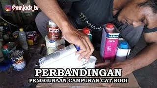 benarfuzziblog Cara Mencampur Cat Dengan Thinner Yang Benar