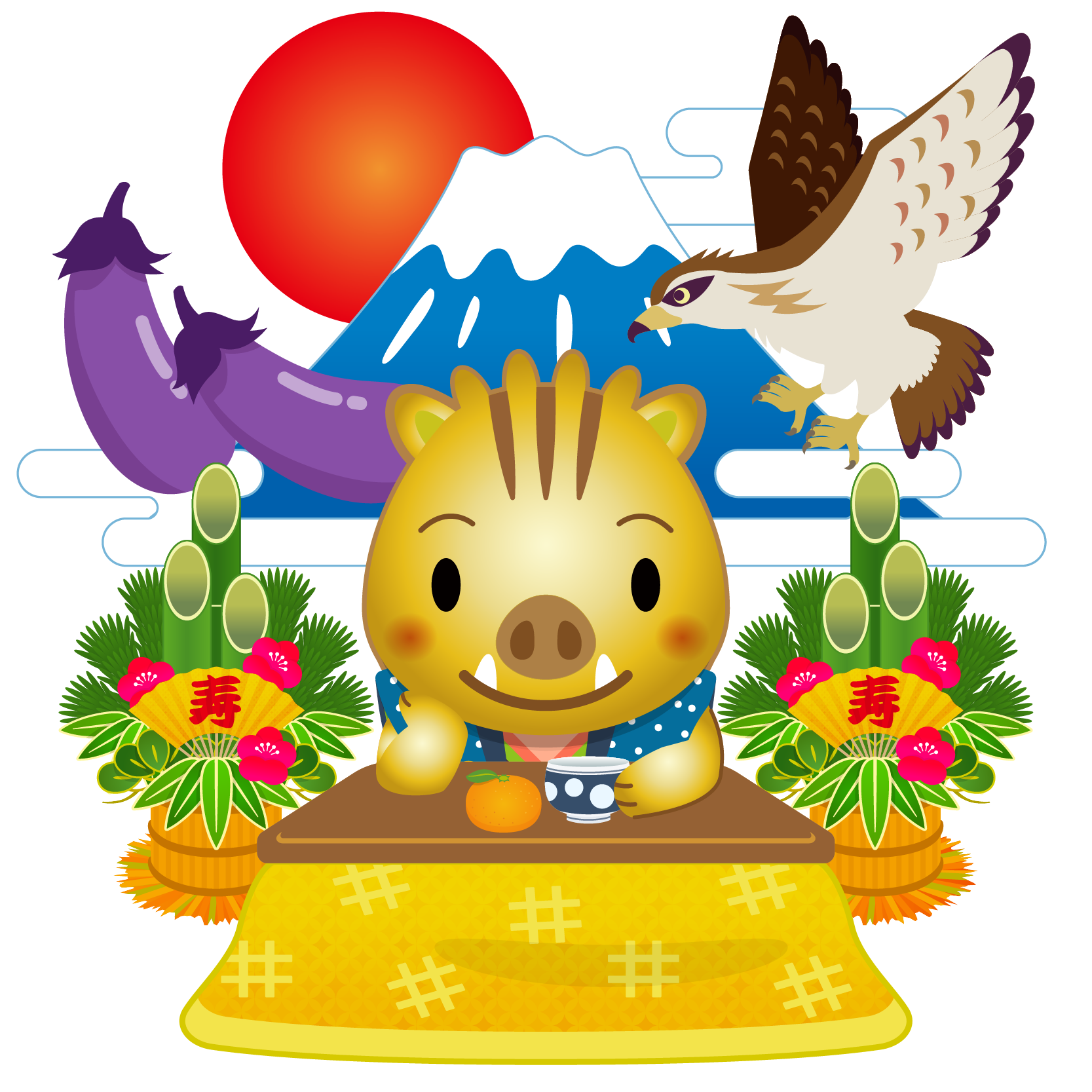 Japan Image 炬燵 イラスト