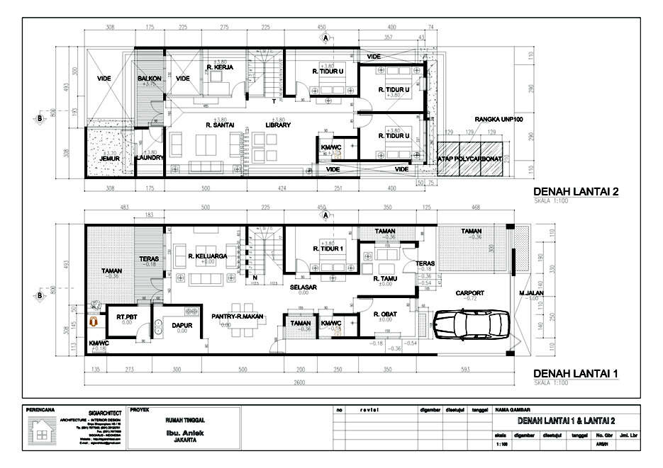 Membuat Desain Rumah Dengan Autocad 2004 - Gontoh