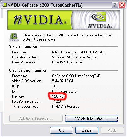 We did not find results for: Nvidia Geforce 6200 Turbocache 16 32mb 128mb Nv44
