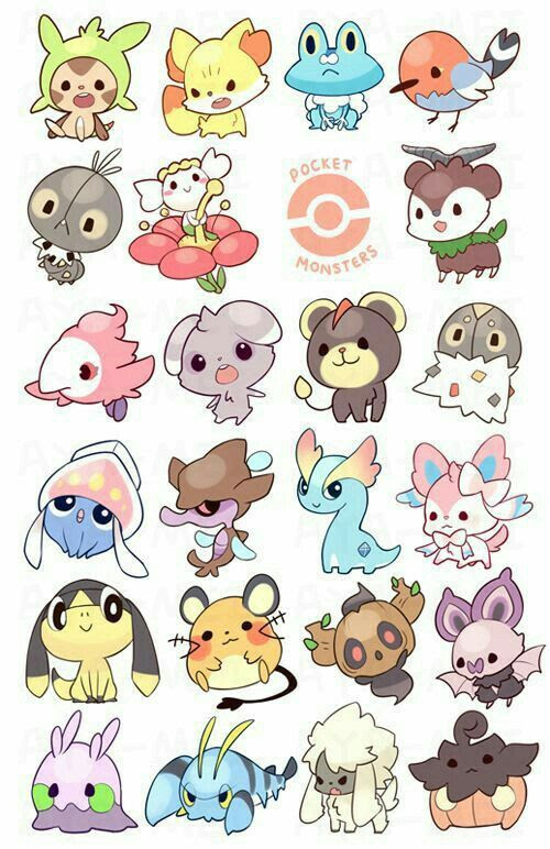 トップ100 ポケモン 可愛い イラスト 簡単 ただのディズニー画像