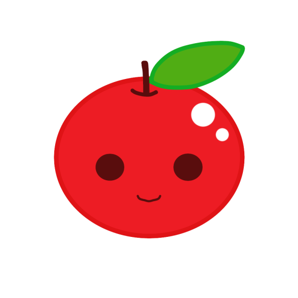 かわいいディズニー画像 最新のhdりんご イラスト かわいい