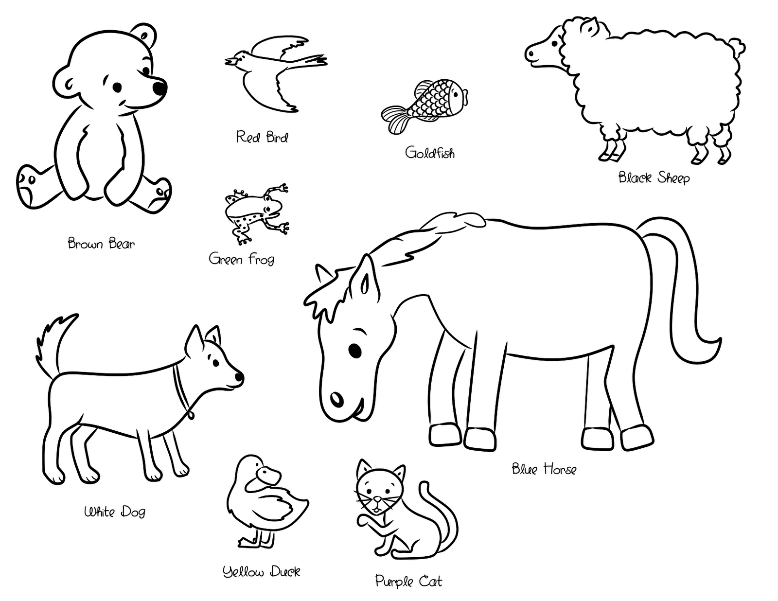 Our favorite part of this book has always been the the transitions to hidden sea. Free Brown Bear Coloring Page Eric Carle Download Free Brown Bear Coloring Page Eric Carle Png Images Free Cliparts On Clipart Library