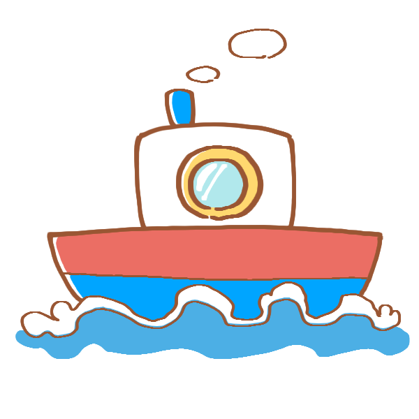 動物画像無料 驚くばかり船 イラスト かわいい