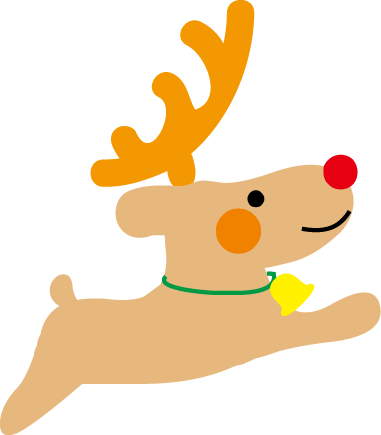 綺麗なイラスト トナカイ クリスマス すべてかわいい動物