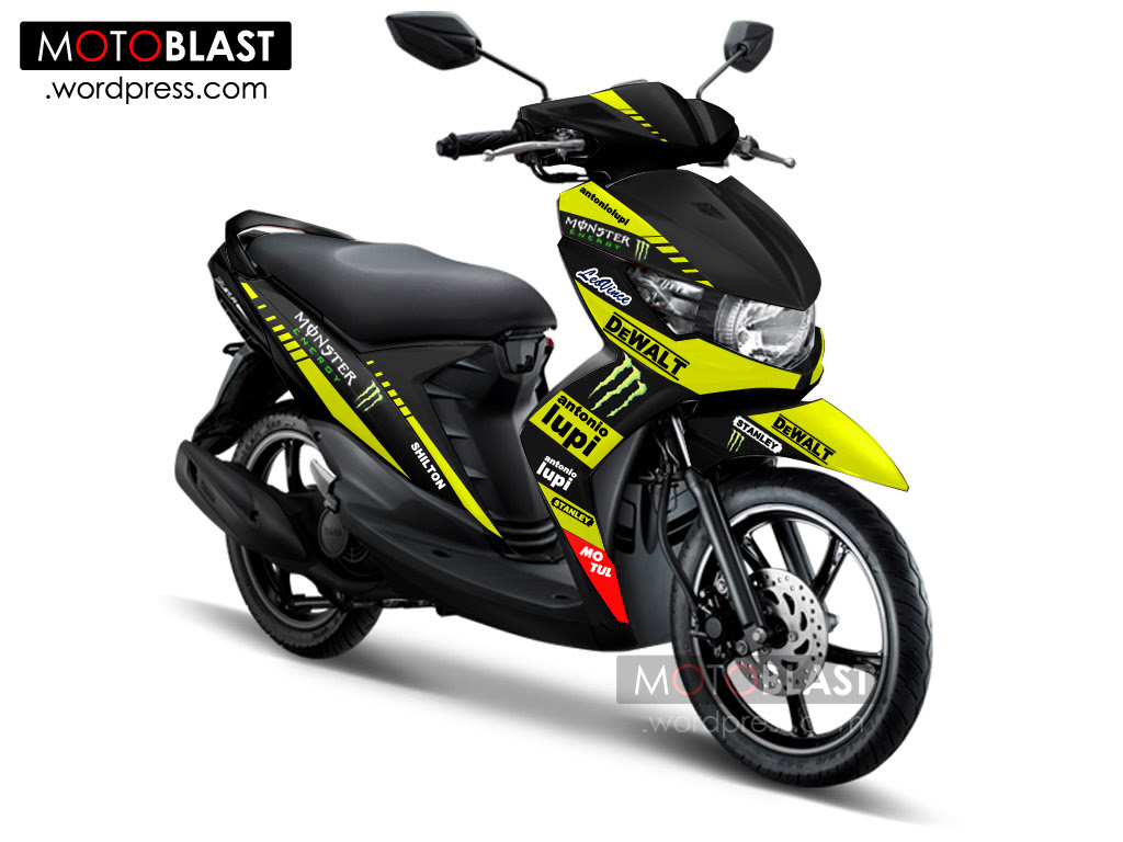 Modif Motor Mio 2017 5000 Inspirasi Modifikasi Motor Mio