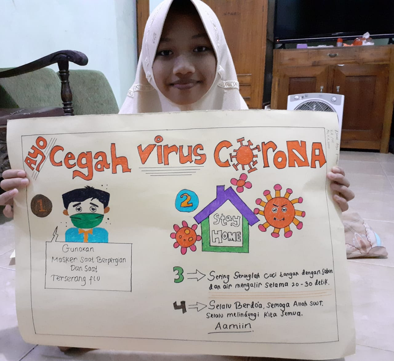 31+ Daftar Populer Gambar Poster Pencegahan Covid 19 Untuk ...