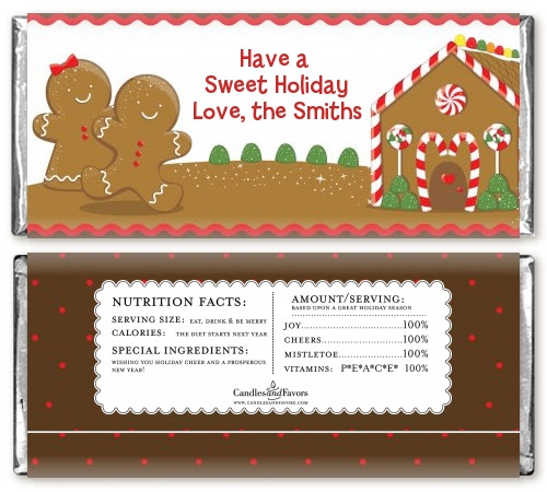 The 21 best ideas for christmas candy fabric.christmas is the most conventional of finnish celebrations. Gingerbread House Christmas Candy Bar Wrappers Candles Favors