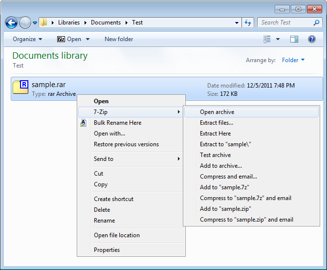 If your compressed file was downloaded from a website, it may be saved in the downloads folder in your documents or user directory. How To Open Unzip Extract Rar Files With Freeware On Windows