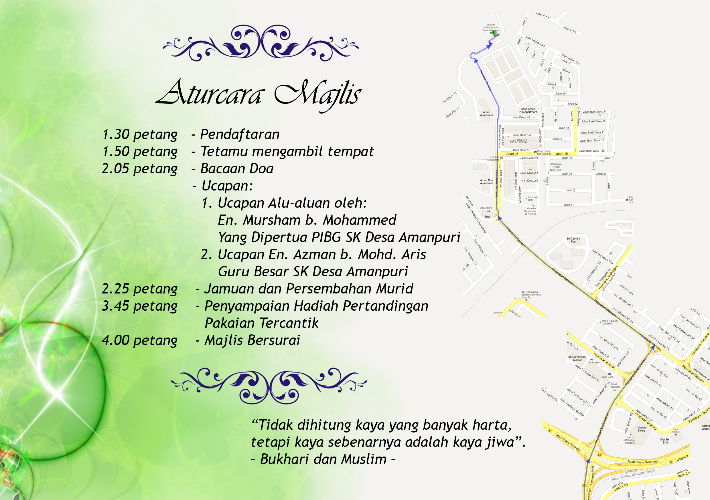 Contoh Surat Rasmi Jemputan Hari Raya - Hontoh