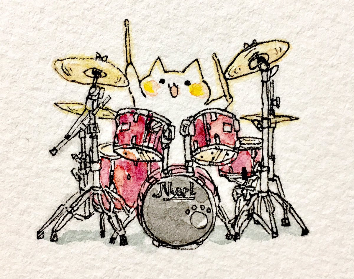 ユニークかわいい ドラム セット イラスト 無料イラスト集