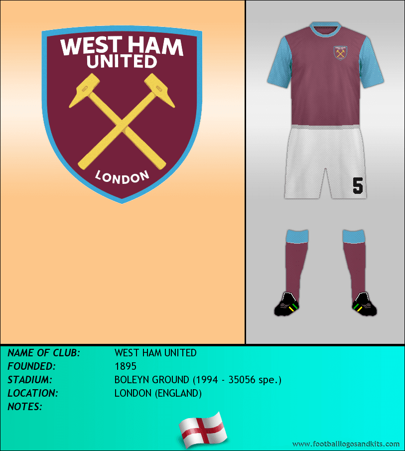 The official west ham united website with news, tickets, shop, live match commentary, highlights, fixtures, results, tables, player profiles, west ham tv and more. Logo Of West Ham United
