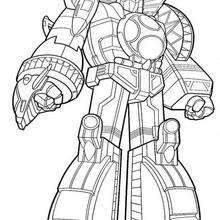 564x825 power rangers rpm coloring pages awesome power. Giant Robot Coloring Pages Hellokids Com