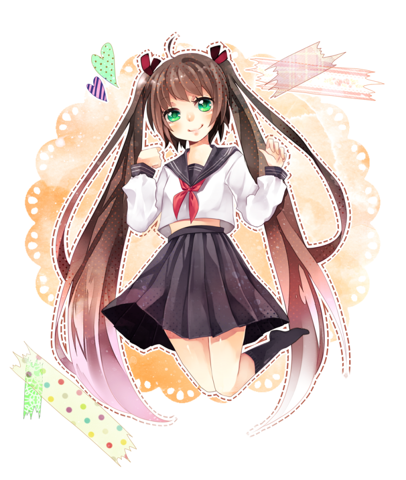 年の最高 ツインテール イラスト かわいい Illustrasijp