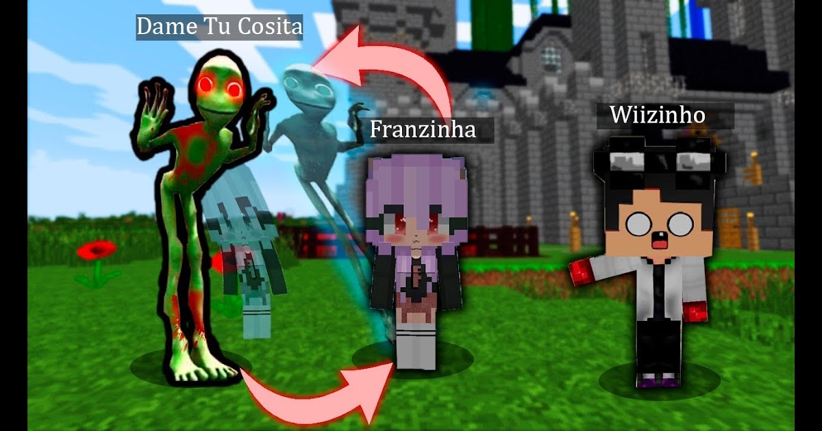 Funny Clips Dame Tu Cosita Do Mal Entrou No Corpo Da Franzinha No Minecraft - dame tu cosita challenge no roblox youtube