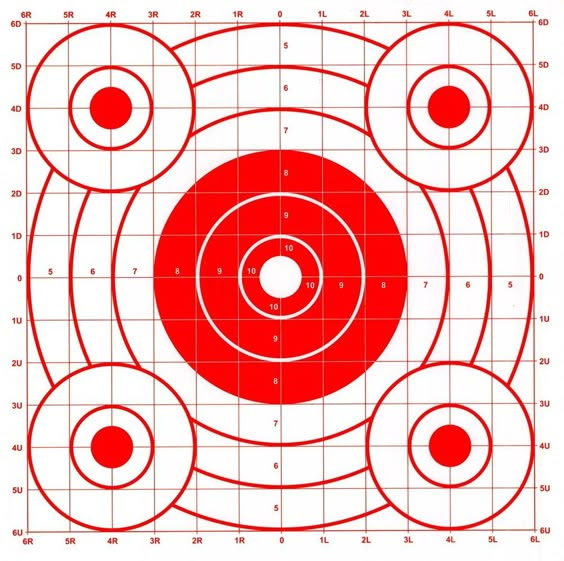 printable targets for sighting in a rifle