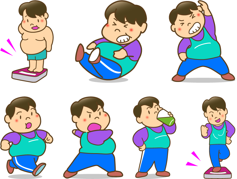 新着ダイエット イラスト フリー素材 動物ゾーン