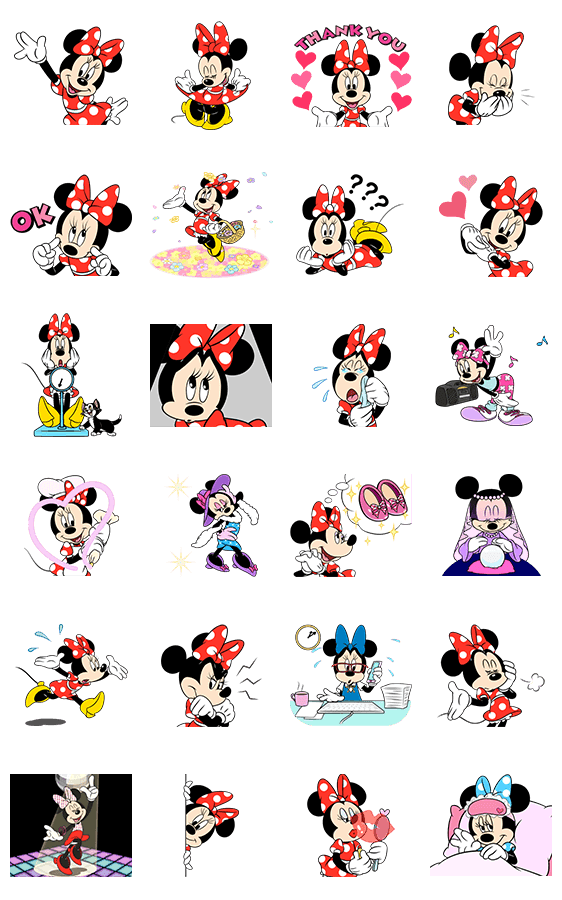 ミニーマウス イラスト ミニーマウス イラスト かわいい